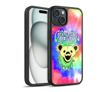 Head Case Designs Officially Licensed Grateful Dead Bear Tie Dye Trends Gel Armour Case [Military Grade Protection] Compatible With Apple iPhone 15