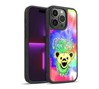Head Case Designs Officially Licensed Grateful Dead Bear Tie Dye Trends Gel Armour Case [Military Grade Protection] Compatible With Apple iPhone 14 Pro