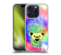 Head Case Designs Officially Licensed Grateful Dead Bear Tie Dye Trends Gel Case [Military Grade Protection] Compatible With Apple iPhone 15 Pro