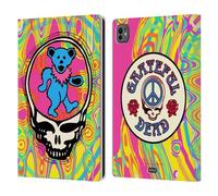 Head Case Designs Officially Licensed Grateful Dead Bear Trends Leather Wallet Case Compatible With Apple iPad Pro 11 M4 2024