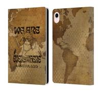 Head Case Designs Officially Licensed Grateful Dead Bear Vintage Graphics Leather Wallet Case Compatible With Apple iPad mini (2021/2024)