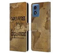 Head Case Designs Officially Licensed Grateful Dead Bear Vintage Graphics Leather Wallet Case Compatible With Motorola Moto G Play (2024)