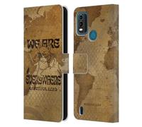 Head Case Designs Officially Licensed Grateful Dead Bear Vintage Graphics Leather Wallet Case Compatible With Nokia G11 Plus