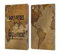 Head Case Designs Officially Licensed Grateful Dead Bear Vintage Graphics Leather Wallet Case Compatible With Apple iPad 10.2 2019/2020/2021
