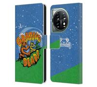 Head Case Designs Officially Licensed Grateful Dead Bears Graphics Leather Wallet Case Compatible With OnePlus 11 5G