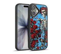 Head Case Designs Officially Licensed Grateful Dead Bertha Skull Roses Trends Gel Armour Case [Military Grade Protection] Compatible With Apple iPhone 17