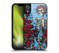 Head Case Designs Officially Licensed Grateful Dead Bertha Skull Roses Trends Gel Armour Case [Military Grade Protection] Compatible With Apple iPhone XR