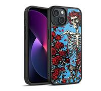 Head Case Designs Officially Licensed Grateful Dead Bertha Skull Roses Trends Gel Armour Case [Military Grade Protection] Compatible With Apple iPhone 13