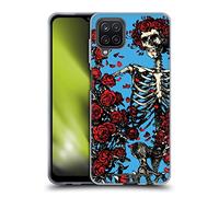 Head Case Designs Officially Licensed Grateful Dead Bertha Skull Roses Trends Gel Case [Military Grade Protection] Compatible With Samsung Galaxy A12 (2020)