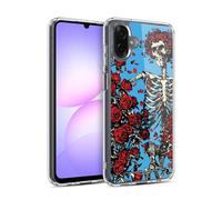 Head Case Designs Officially Licensed Grateful Dead Bertha Skull Roses Trends Gel Case [Military Grade Protection] Compatible With Samsung Galaxy A07