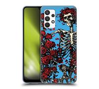 Head Case Designs Officially Licensed Grateful Dead Bertha Skull Roses Trends Gel Case [Military Grade Protection] Compatible With Samsung Galaxy A32 (2021)