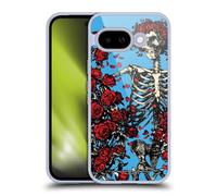 Head Case Designs Officially Licensed Grateful Dead Bertha Skull Roses Trends Gel Case [Military Grade Protection] Compatible With Google Pixel 9A