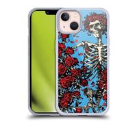 Head Case Designs Officially Licensed Grateful Dead Bertha Skull Roses Trends Gel Case [Military Grade Protection] Compatible with Apple iPhone 13 and Compatible with MagSafe