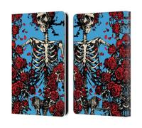 Head Case Designs Officially Licensed Grateful Dead Bertha Skull Roses Trends Leather Wallet Case Compatible With Amazon Kindle Paperwhite 6