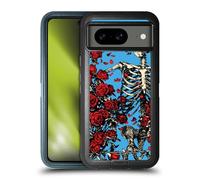 Head Case Designs Officially Licensed Grateful Dead Bertha Skull Roses Trends Ultra-Armoured Shockproof Case [Military Grade Protection] Compatible With Google Pixel 8