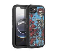 Head Case Designs Officially Licensed Grateful Dead Bertha Skull Roses Trends Ultra-Armoured Shockproof Case [Military Grade Protection] Compatible With Apple iPhone 16e / iPhone 17e
