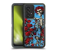 Head Case Designs Officially Licensed Grateful Dead Bertha Skull Roses Trends Ultra-Armoured Shockproof Case [Military Grade Protection] Compatible With Samsung Galaxy A53 5G (2022)