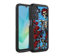 Head Case Designs Officially Licensed Grateful Dead Bertha Skull Roses Trends Ultra-Armoured Shockproof Case [Military Grade Protection] Compatible With Samsung Galaxy A16 5G