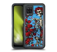 Head Case Designs Officially Licensed Grateful Dead Bertha Skull Roses Trends Ultra-Armoured Shockproof Case [Military Grade Protection] Compatible With Samsung Galaxy A12 (2020)