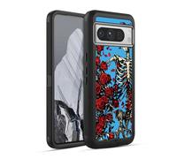 Head Case Designs Officially Licensed Grateful Dead Bertha Skull Roses Trends Ultra-Armoured Shockproof Case [Military Grade Protection] Compatible With Google Pixel 8 Pro