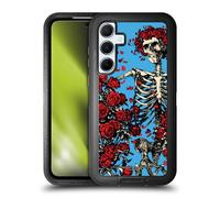 Head Case Designs Officially Licensed Grateful Dead Bertha Skull Roses Trends Ultra-Armoured Shockproof Case [Military Grade Protection] Compatible With Samsung Galaxy A55 5G