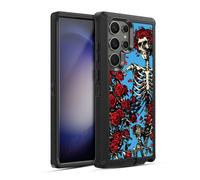 Head Case Designs Officially Licensed Grateful Dead Bertha Skull Roses Trends Ultra-Armoured Shockproof Case [Military Grade Protection] Compatible With Samsung Galaxy S23 Ultra 5G