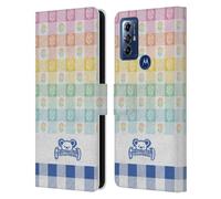 Head Case Designs Officially Licensed Grateful Dead Colourful Pattern Graphics Leather Wallet Case Compatible With Motorola Moto G Play (2023)