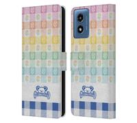 Head Case Designs Officially Licensed Grateful Dead Colourful Pattern Graphics Leather Wallet Case Compatible With Motorola Moto G Play (2024)