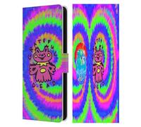 Head Case Designs Officially Licensed Grateful Dead Dancing Bear Colorful Trends Leather Wallet Case Compatible With Samsung Galaxy S25 FE