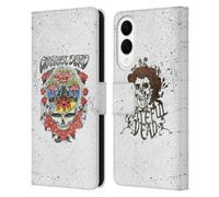 Head Case Designs Officially Licensed Grateful Dead Rose Trends Leather Wallet Case Compatible With Samsung Galaxy S25 Edge