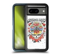 Head Case Designs Officially Licensed Grateful Dead Rose Trends Ultra-Armoured Shockproof Case [Military Grade Protection] Compatible With Google Pixel 8