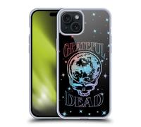 Head Case Designs Officially Licensed Grateful Dead Skull Logo Trends Gel Case [Military Grade Protection] Compatible With Apple iPhone 15 Plus