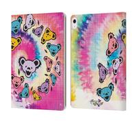 Head Case Designs Officially Licensed Grateful Dead Tie Dye Graphics Leather Wallet Case Compatible With Apple iPad Air 13 2024/2025