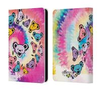 Head Case Designs Officially Licensed Grateful Dead Tie Dye Graphics Leather Wallet Case Compatible With Kindle Paperwhite 5 (2021)