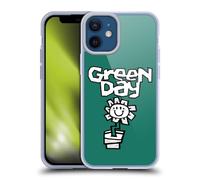 Head Case Designs Officially Licensed Green Day Flower Graphics Gel Case [Military Grade Protection] Compatible With Apple iPhone 12 Mini