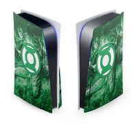 Head Case Designs Officially Licensed Green Lantern DC Comics Logo Comic Book Covers Vinyl Faceplate Sticker Gaming Skin Decal Cover Compatible With Sony PlayStation 5 PS5 Disc Edition Console