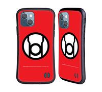 Head Case Designs Officially Licensed Green Lantern DC Comics Red Lantern Corps Hybrid Case Compatible With Apple iPhone 13