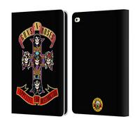 Head Case Designs Officially Licensed Guns N' Roses Appetite For Destruction Key Art Leather Wallet Case Compatible With Apple iPad Air 2 (2014)
