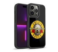 Head Case Designs Officially Licensed Guns N' Roses Bullet Logo Key Art Gel Armour Case [Military Grade Protection] Compatible With Apple iPhone 14 Pro