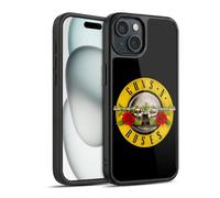 Head Case Designs Officially Licensed Guns N' Roses Bullet Logo Key Art Gel Armour Case [Military Grade Protection] Compatible With Apple iPhone 15