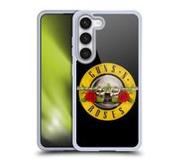 Head Case Designs Officially Licensed Guns N' Roses Bullet Logo Key Art Gel Case [Military Grade Protection] Compatible With Samsung Galaxy S23 5G