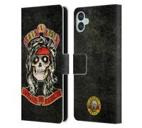 Head Case Designs Officially Licensed Guns N' Roses McKagan Vintage Leather Wallet Case Compatible With Samsung Galaxy M04 5G / A04e