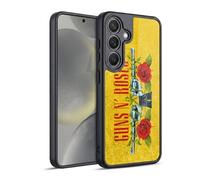 Head Case Designs Officially Licensed Guns N' Roses Pistols Vintage Gel Armour Case [Military Grade Protection] Compatible With Samsung Galaxy S24 5G