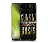 Head Case Designs Officially Licensed Guns N' Roses Text Logo Pistol Key Art Hard Back Case Compatible With Motorola Razr 40 / Razr 2023