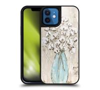 Head Case Designs Officially Licensed Haley Bush Cotton Floral Painting Gel Armour Case [Military Grade Protection] Compatible With Apple iPhone 12 / iPhone 12 Pro