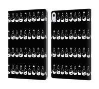 Head Case Designs Officially Licensed Haroulita Bottle Celestial Black And White Leather Wallet Case Compatible With Apple iPad Air 13 2024/2025