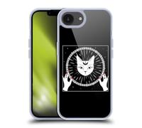 Head Case Designs Officially Licensed Haroulita Cat And Moon Magick - Tarot - Mystical Gel Case [Military Grade Protection] Compatible with Apple iPhone 16e and Compatible with MagSafe
