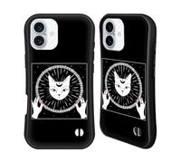 Head Case Designs Officially Licensed Haroulita Cat And Moon Magick - Tarot - Mystical Hybrid Case Compatible With Apple iPhone 16 Plus