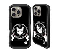 Head Case Designs Officially Licensed Haroulita Cat And Moon Magick - Tarot - Mystical Hybrid Case Compatible With Apple iPhone 16 Pro