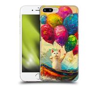 Head Case Designs Officially Licensed Haroulita Cat With Balloons Mix Art Animals Hard Back Case Compatible With Apple iPhone 7 Plus/iPhone 8 Plus
